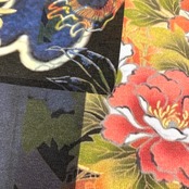 【tshirts141】Lsize KIMONO PRINT T-SHIRTS white