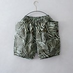 Real zebra TEX half pants  / kidsXXL(140-150) /  Sage Green