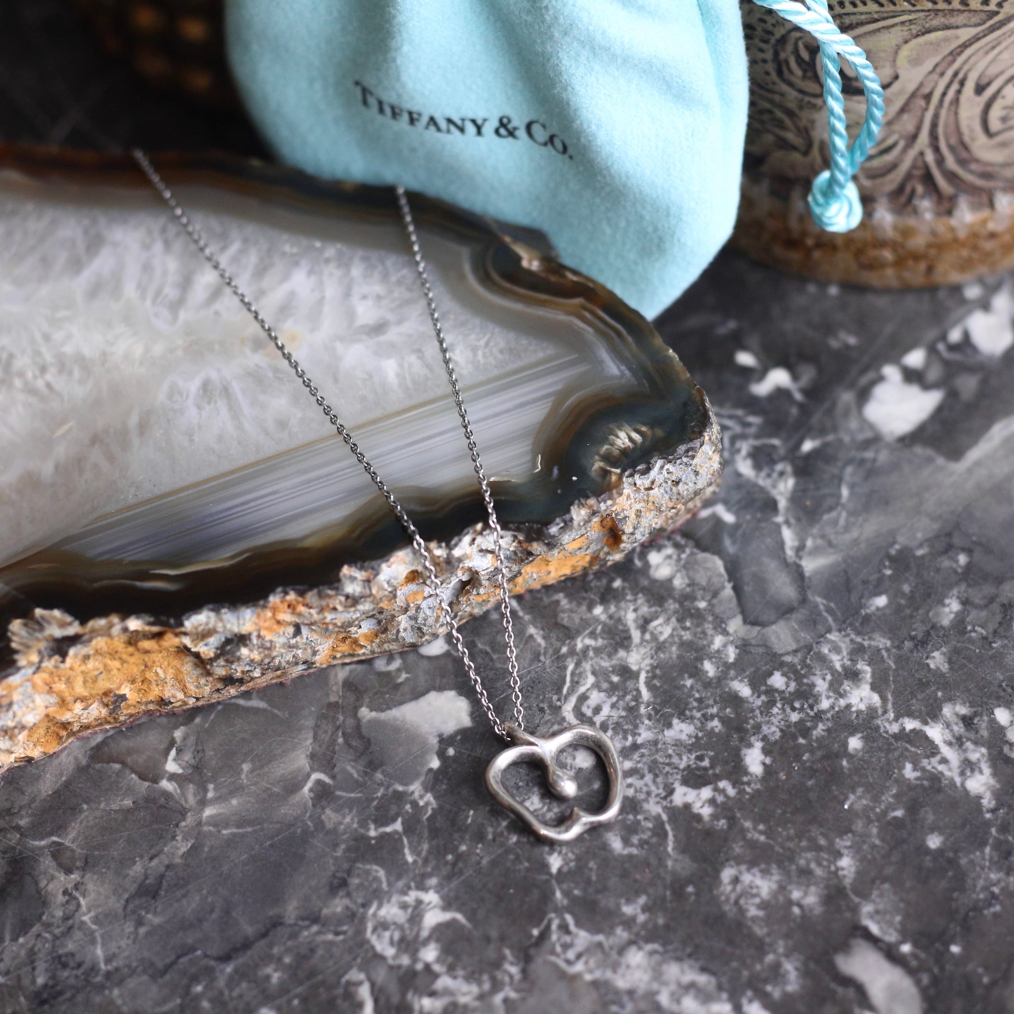 TIFFANY&Co. APPLE DESIGN SILVER NECKLACE/ティファニービッグ TIFFANY&Co. APPLE DESIGN SILVER NECKLACE/ティファニービッグ