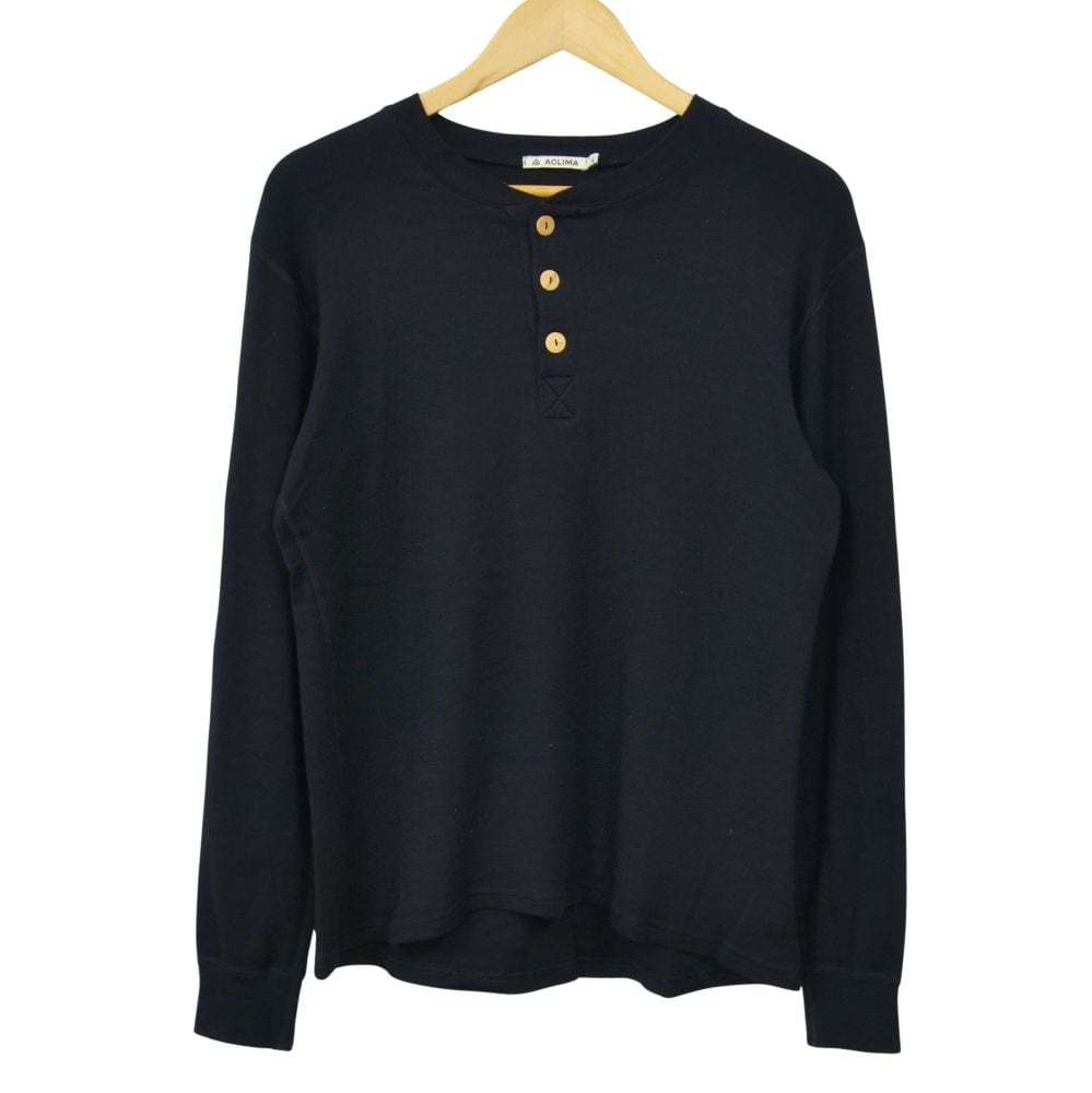 ACLIMA W′s Warmwool Grandad Shirt ACLIMA グランダッドシャツ М