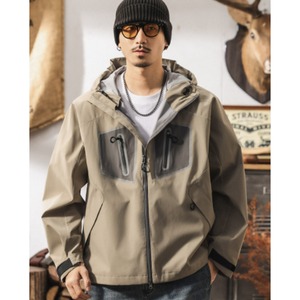 Front pocket design jacket P399