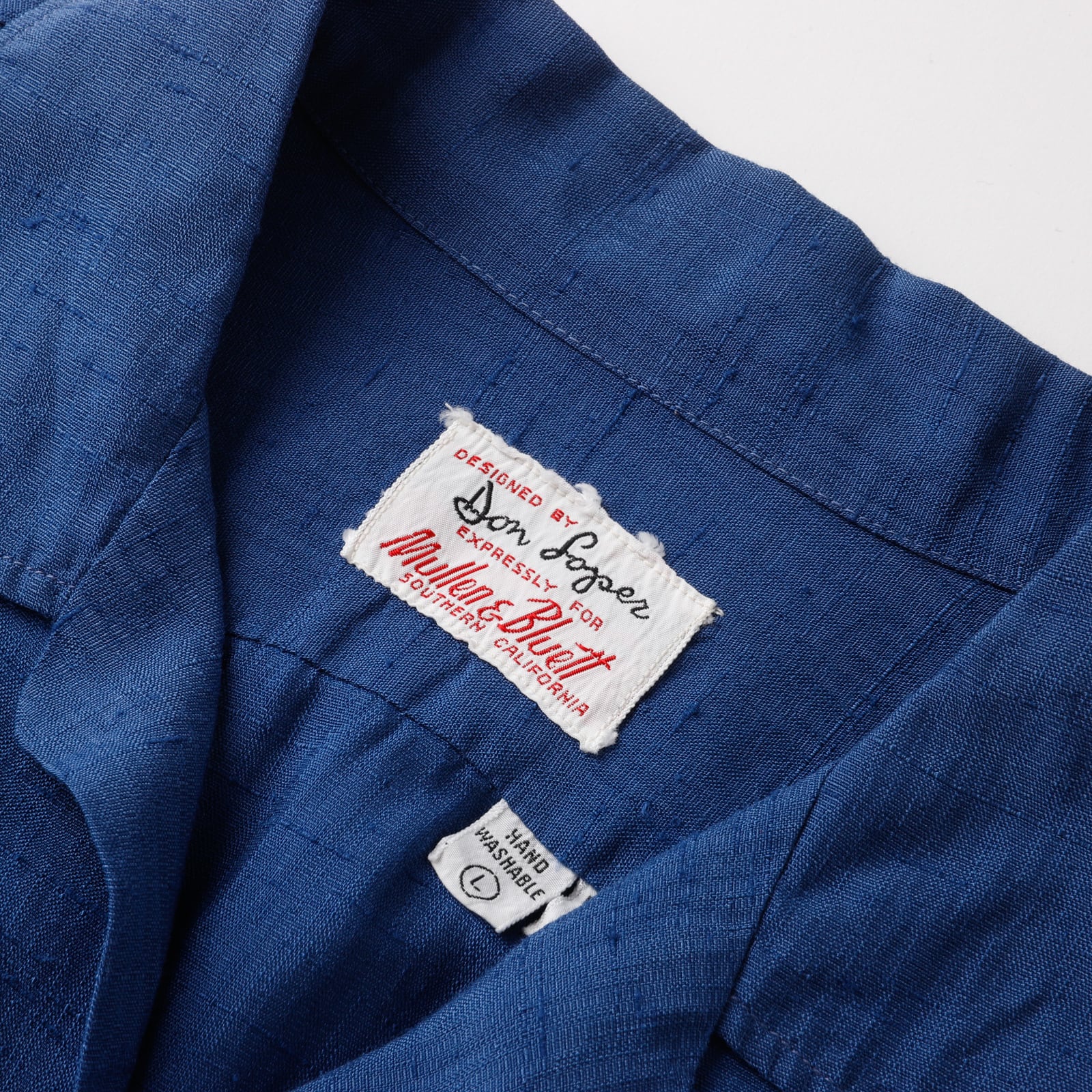 極美品】60s special Vintage open collar silk shirt 