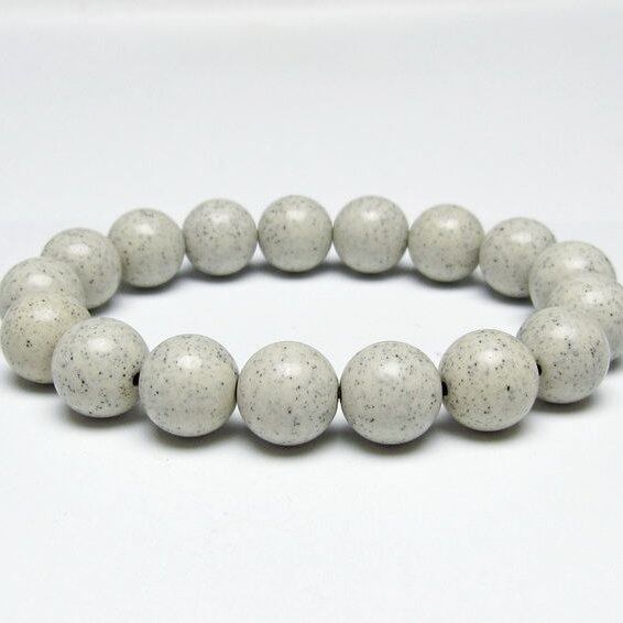 北投石 ブレスレット 12mm 一点物 メール便可 111-50155