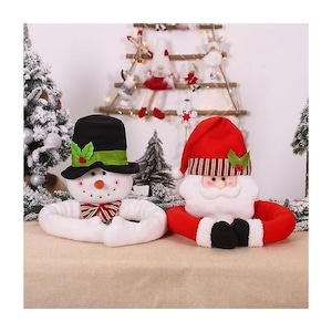 サンタクローストッパー/サンタトッパー/スノーマン/クリスマス装飾　C0pernicus