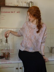 Brume Paisley Alpaca Knit F0811