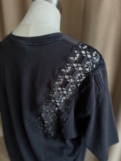 deconstructed sculptural black remake t-shirt-5266-6