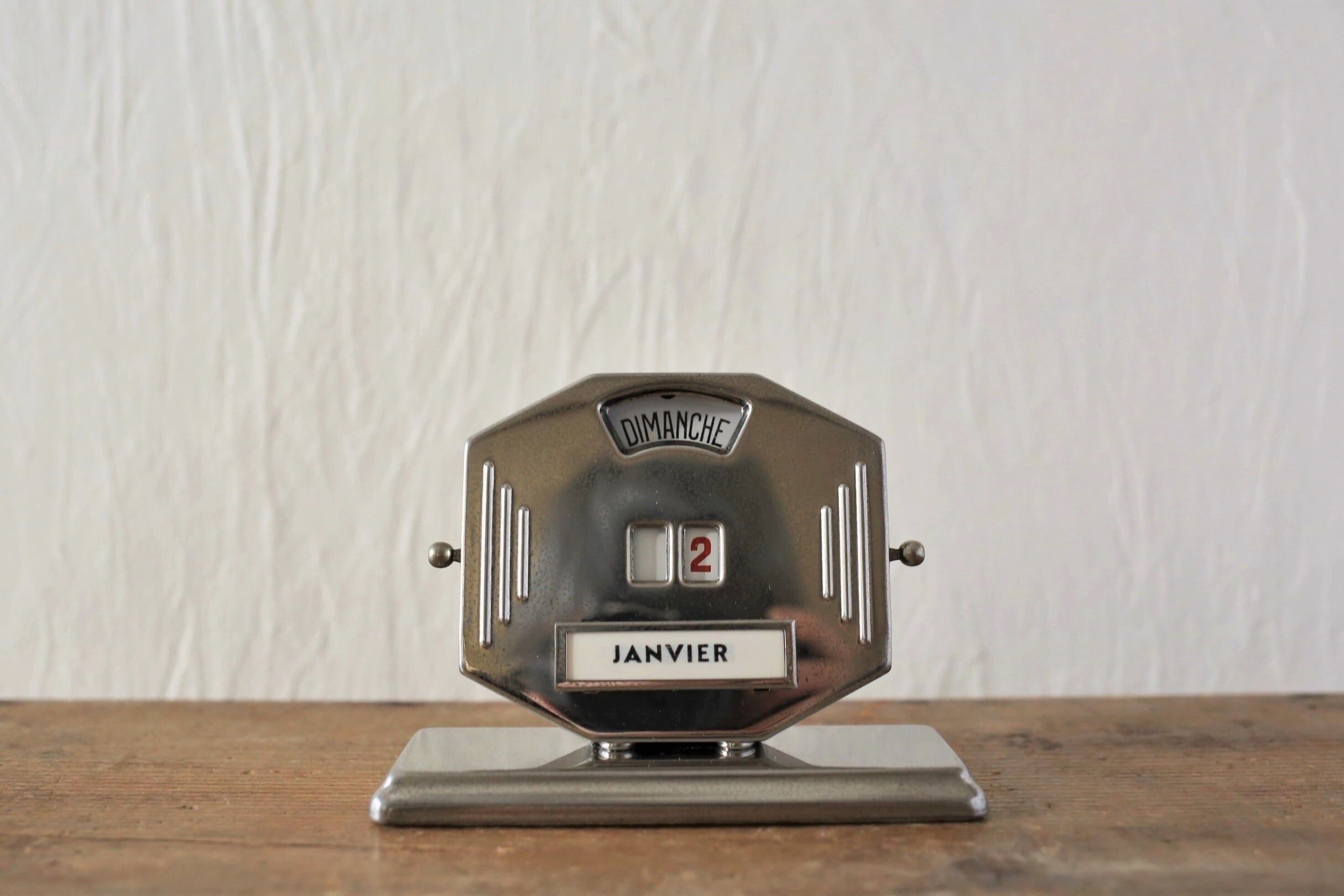 フランス アンティーク ヴィンテージ MISTRAL 卓上カレンダー アールデコ調 N-03560