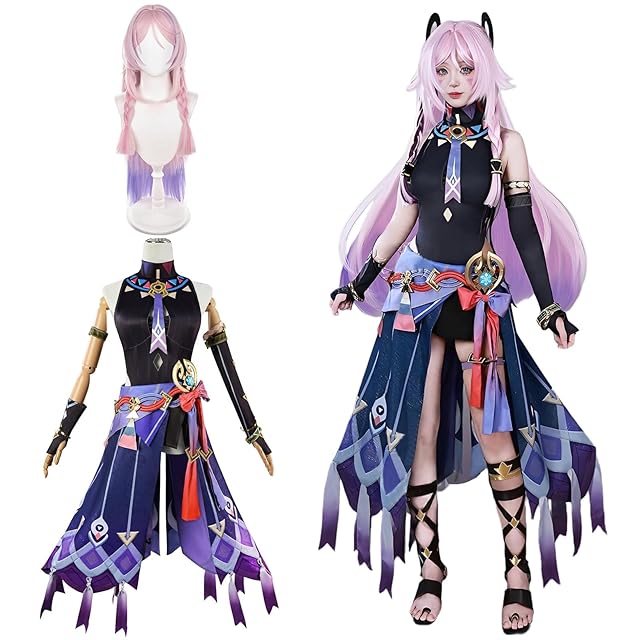 神併良品] チャスカ コスプレ ウィッグ付き チャスカ 原神 コスプレ