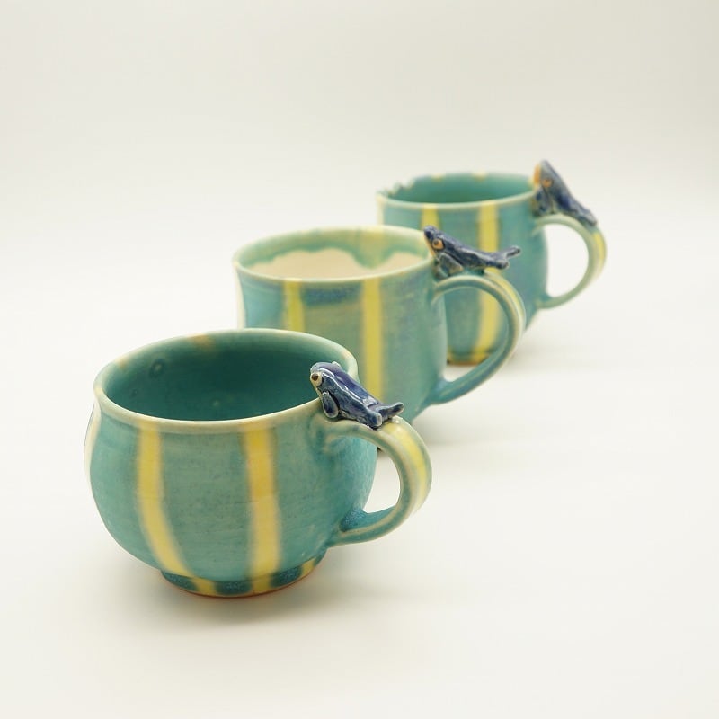 マグカップ 海の仲間たち【369（みろく）】 | 沖縄の工芸品 うぃー
