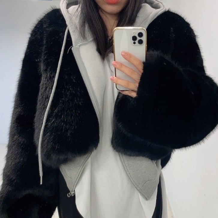 美品 ケティ ketty フェイク ファー レディース 用 ショート 丈 