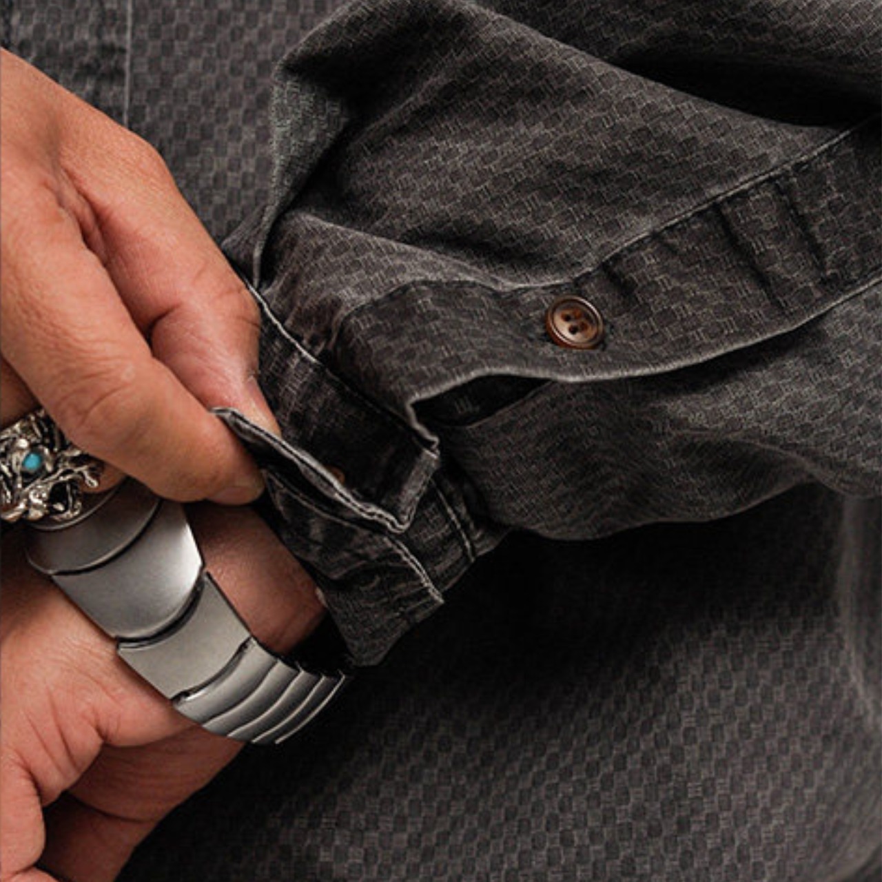 フェードウォッシュ ミニマルシャツ A2162 - 4