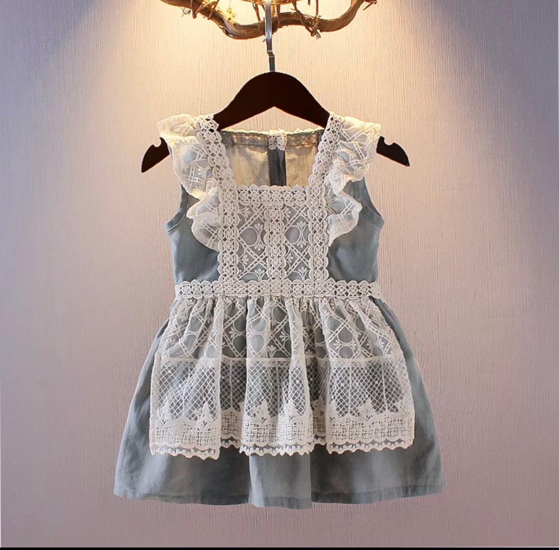 【即納有】クラシックレースエプロンワンピース 》》》》》》レース エプロンドレス ワンピース 韓国ファッション インポート