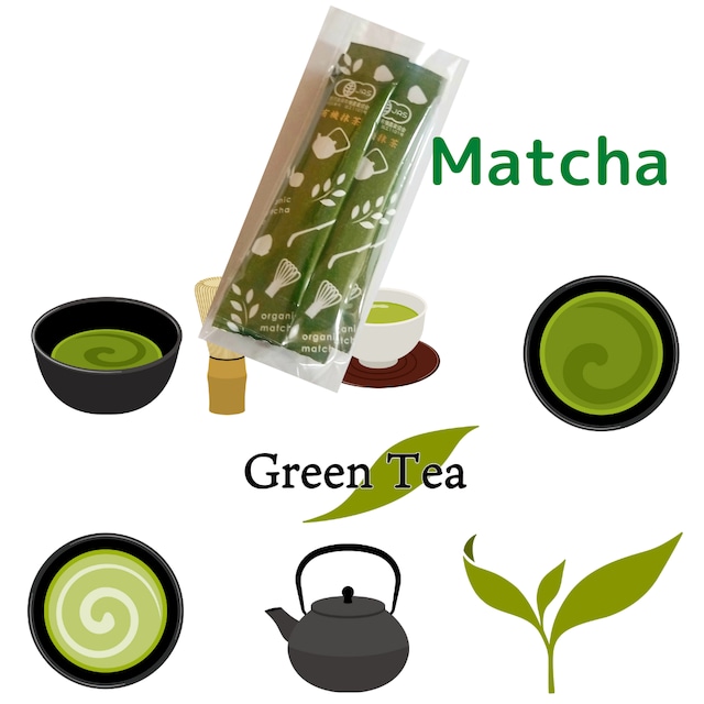 有機抹茶スティック 2g×5本（単品）