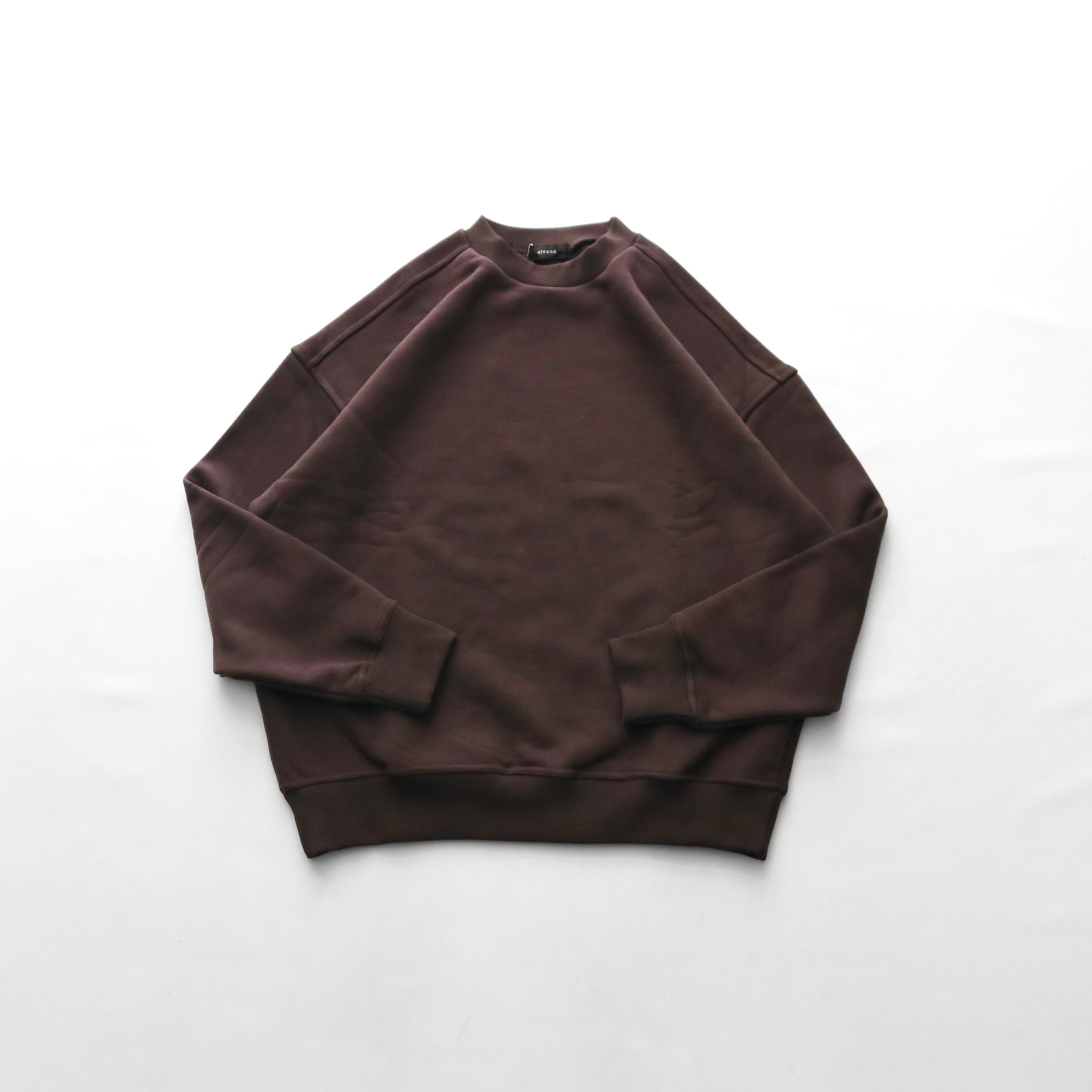 【alvana アルヴァナ】MASSIVE PULLOVER SWEAT マッシブプルオーバースウェット ALV-00141 (2COLORS)