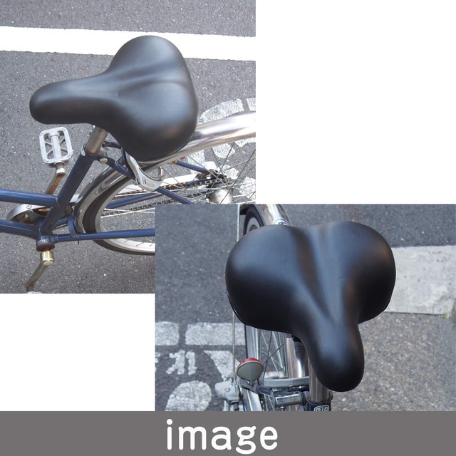 fesley(フェスレイ) 自転車 防水 サドル 肉厚 スタンダード モデル 簡単 交換 サドル ブラック