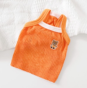 即納【DURANG RURANG】Summer Bear Breeze Top《Orange》