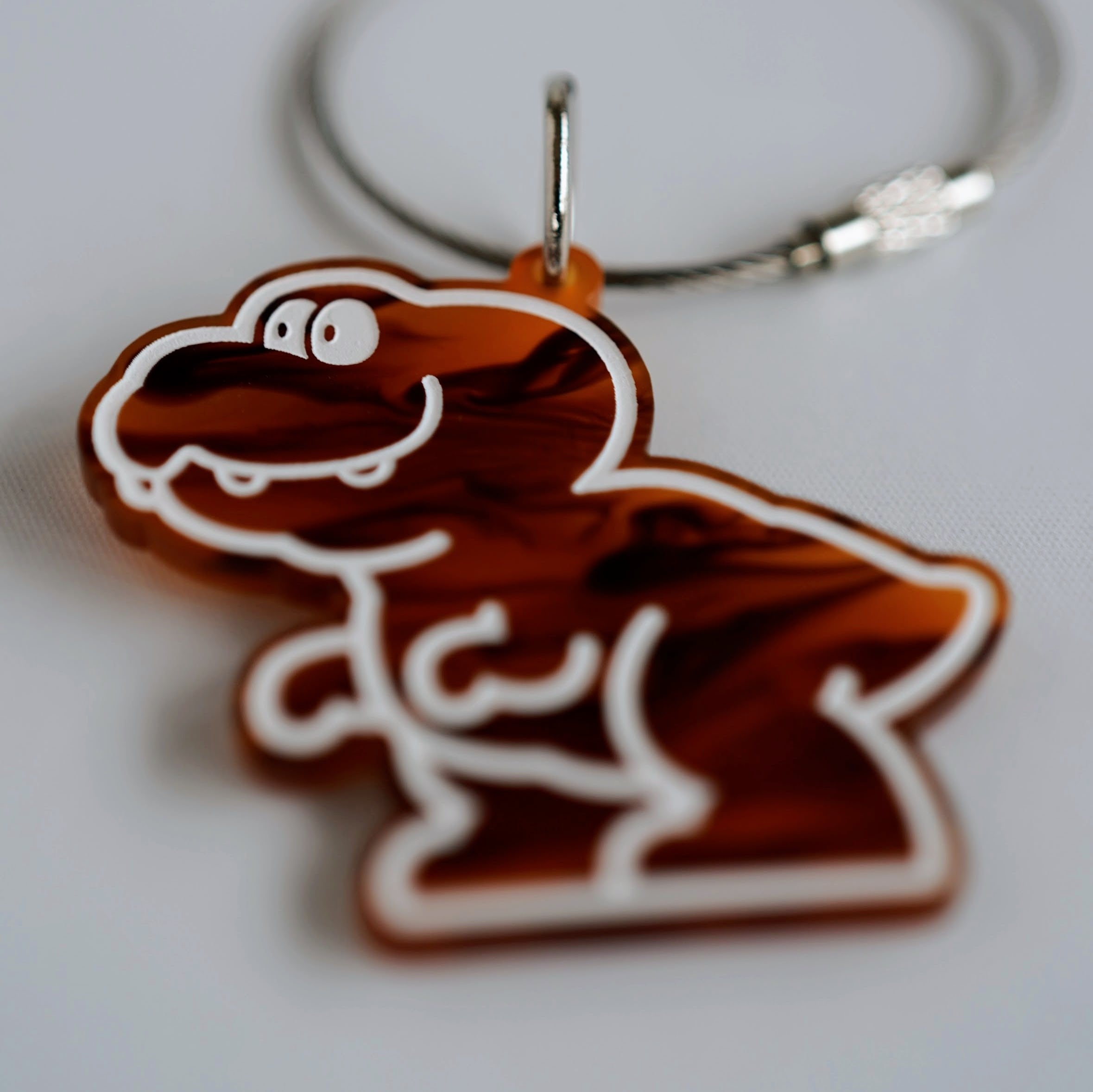 Acrylic Keychain / Tiny Rex | MONKEY CRAB