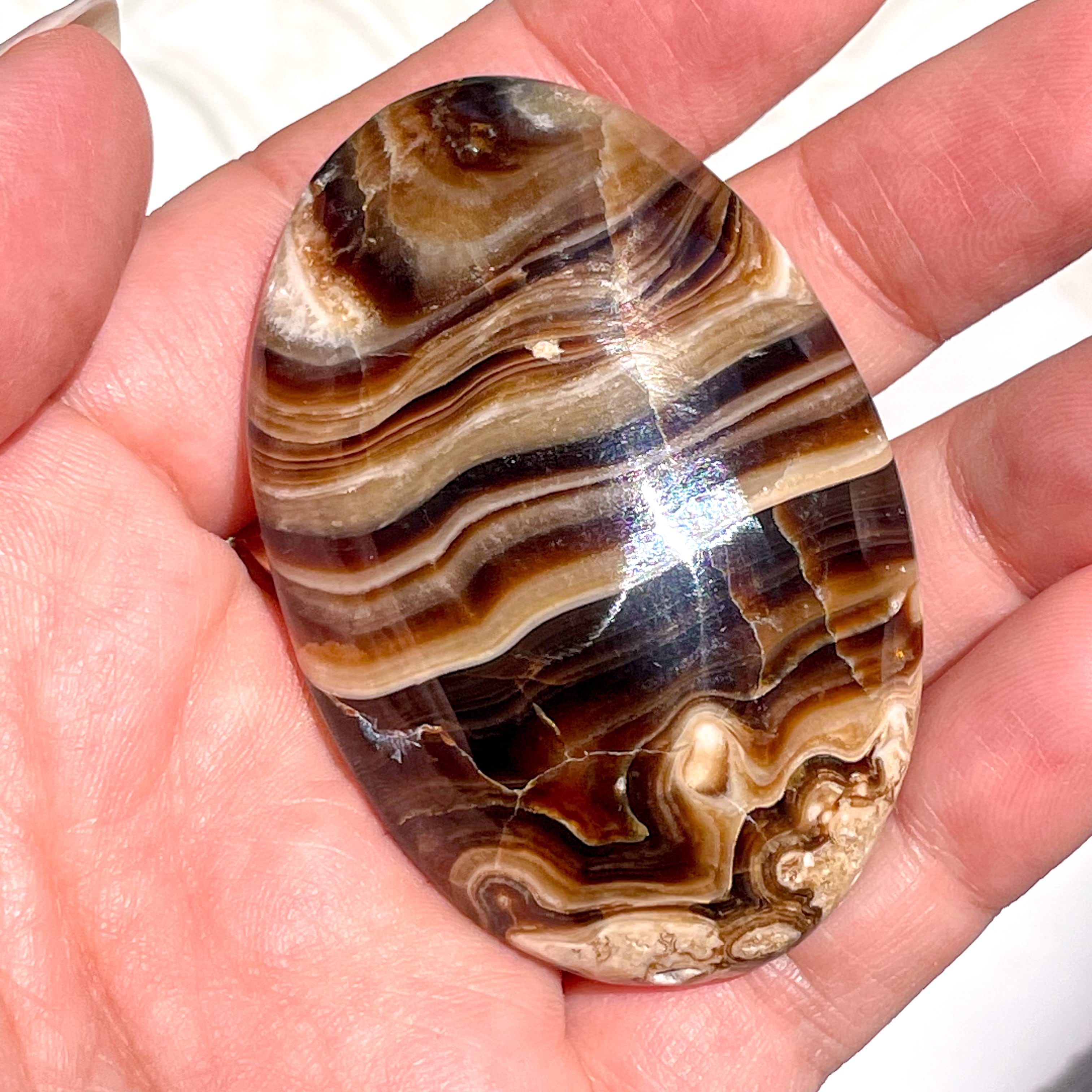 Chocolate Calcite Palm 2 ✧ チョコレートカルサイト | FLUXY