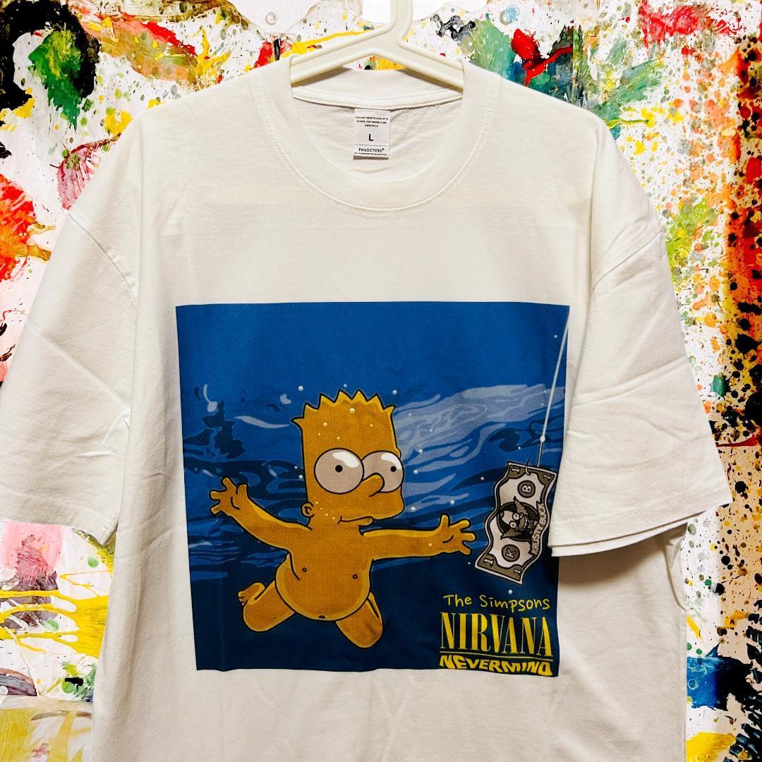 ニルヴァーナ シンプソンズ リプリント メンズ Tシャツ 半袖 新品