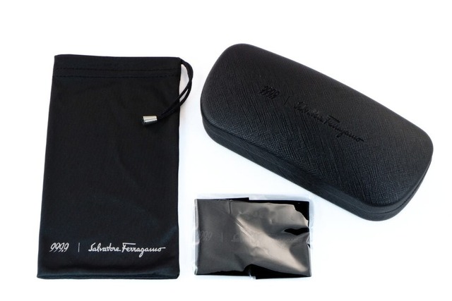 999.9×Ferragamo メガネ SF9005 001 コラボモデル アジアンフィット スクエア 眼鏡 オシャレ ブランド フォーナインズ フェラガモ 鯖江 日本製 正規品-8枚目