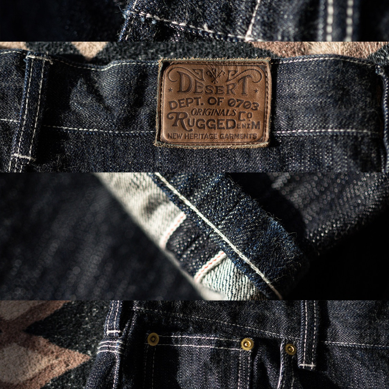 スーパーヘビー・セルビッチワイドデニムパンツ N3583 - 8