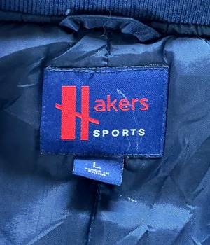 Used  nylon stadium jacket -hakers-
