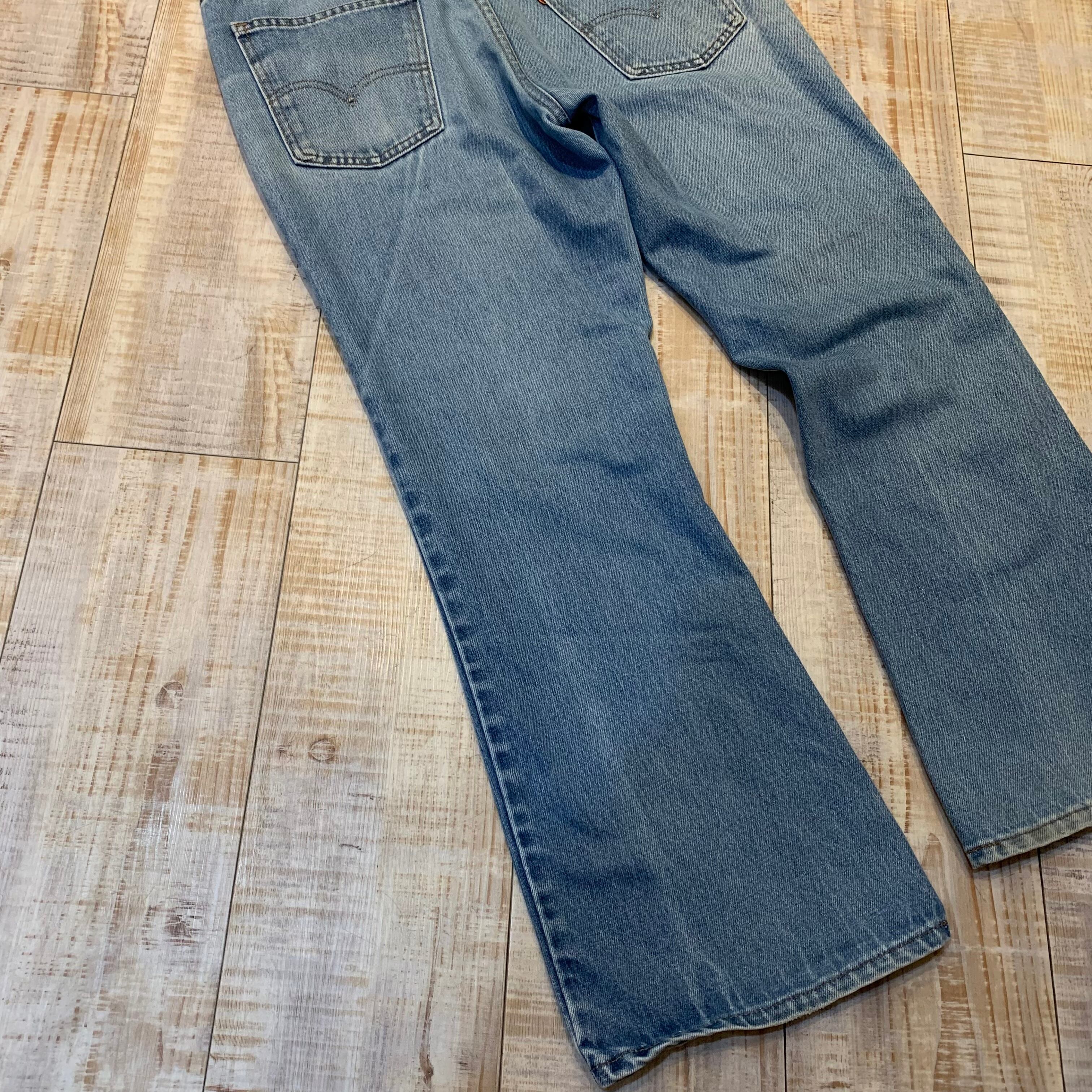 80s デッドストック　Levi's 646 ベルボトム　フレア　ジーンズw32