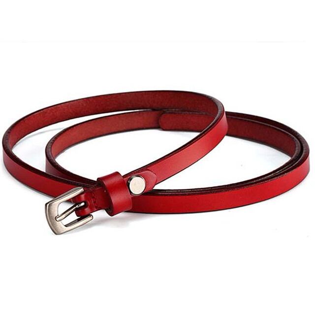 チョコ】【本革 銀 ピンクバックル 細ベルト】シルバー ベルト