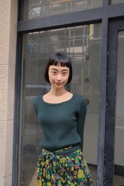 miu miu花柄 ミニスカート