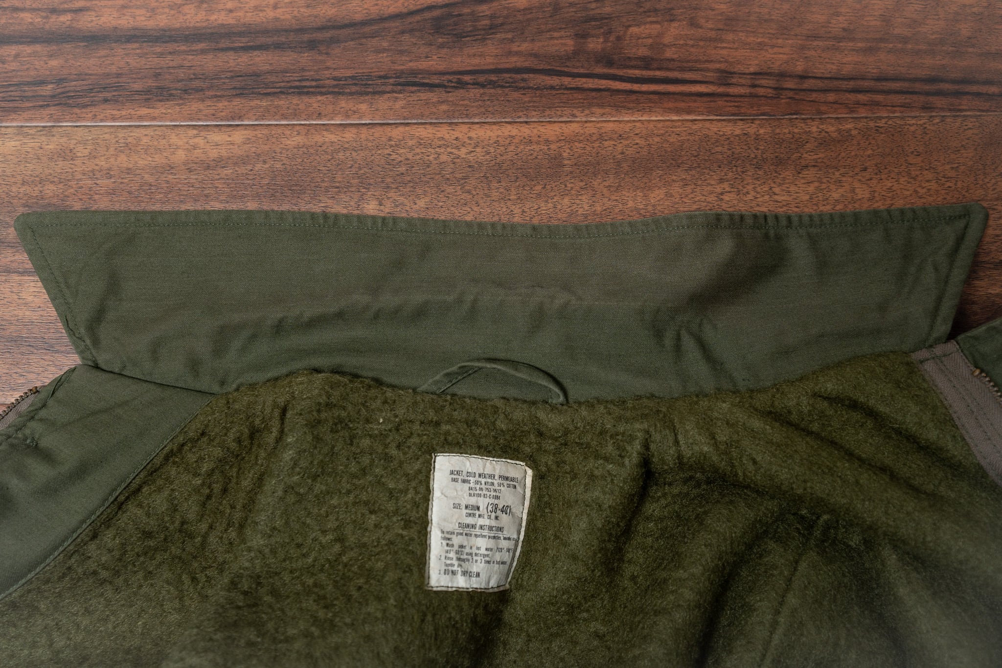 DEADSTOCK】U.S.Navy A-2 Deck Jacket Medium 実物 アメリカ海軍 A-2
