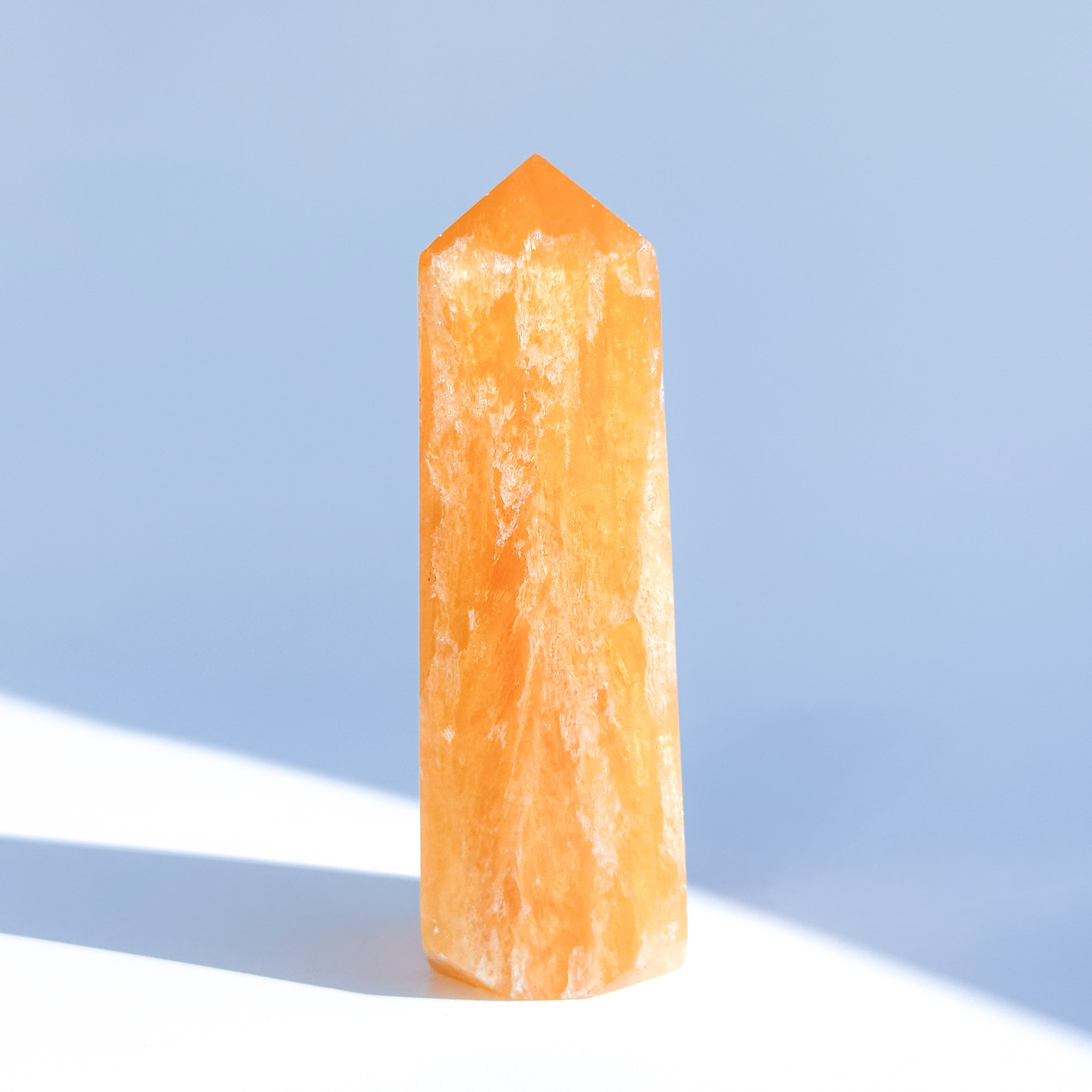 オレンジカルサイト タワー型81◇ Orange Calcite ◇天然石・鉱物