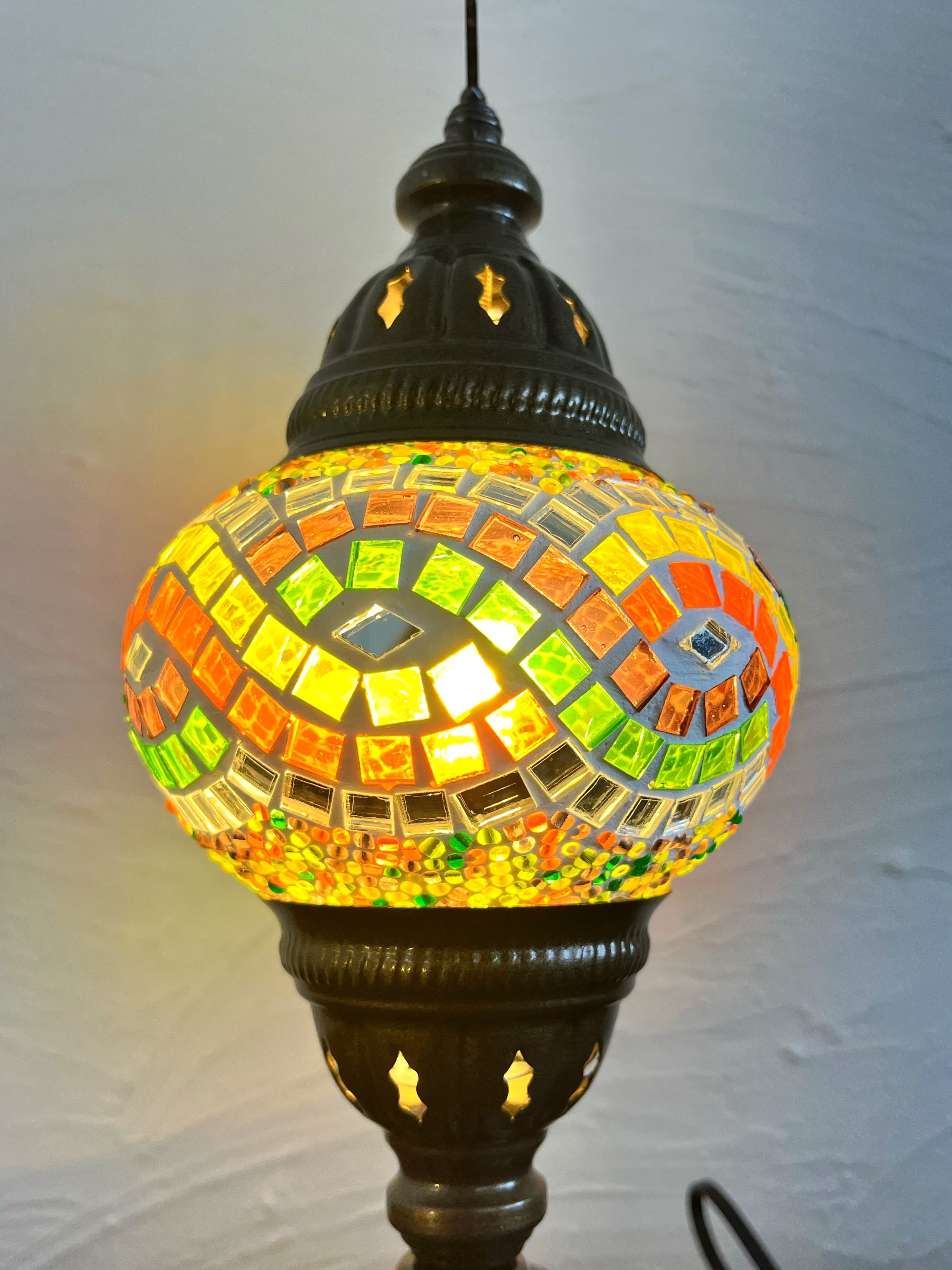 トルコ スタンドランプ Mサイズ ブルー2 TSLM-005 トルコ スタンドランプ Mサイズ ブルー2 TSLM-005 ライト・照明