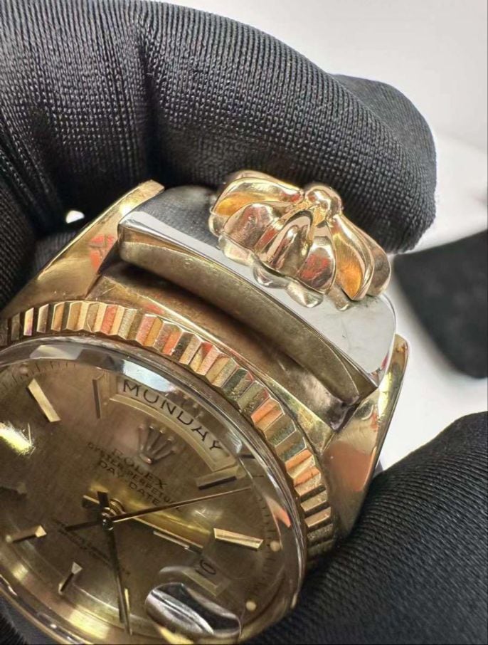 CHROME HEARTS クロムハーツ 22K コンビ ブレスレット ロレックス