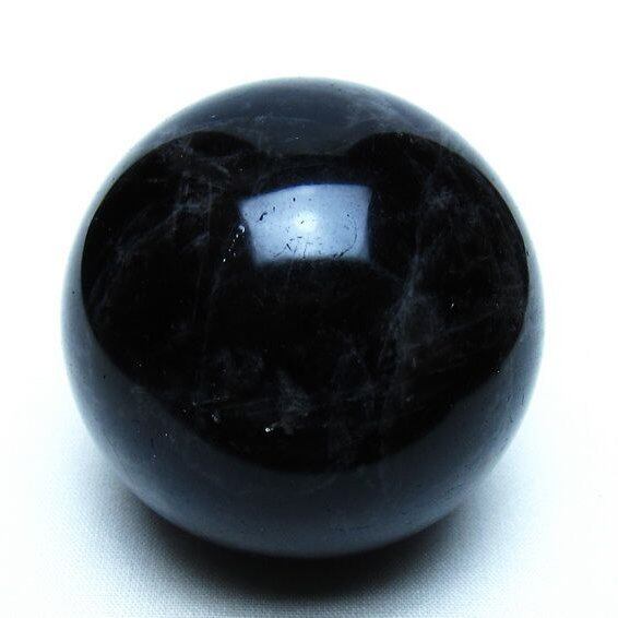 モリオン 黒水晶 丸玉 60mm 一点物 151-9449