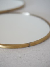 fog linen work ブラスミラー２種　楕円