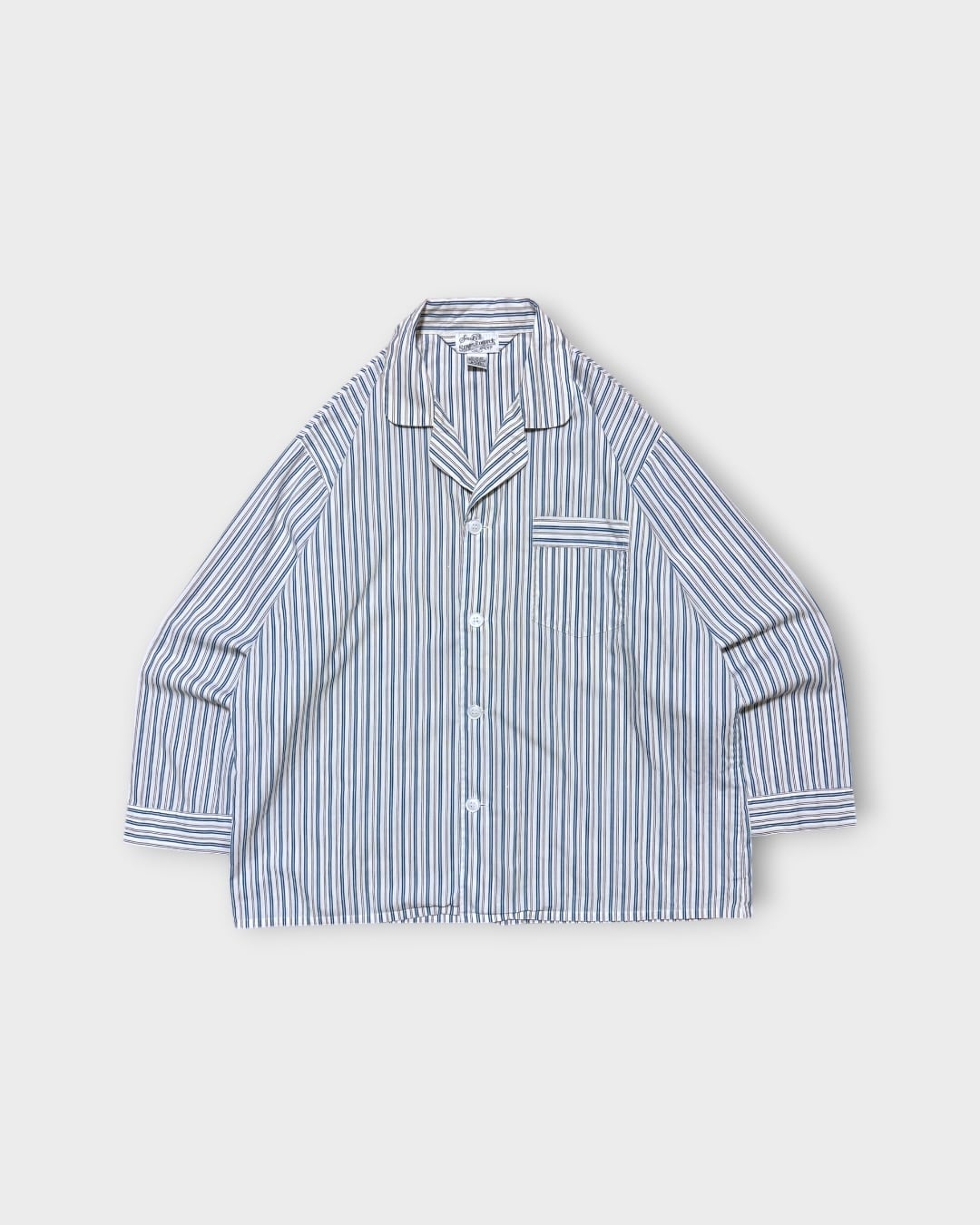 【VINTAGE】1980’s “Sears Roebuck” Open Collar Sleeping Shirt