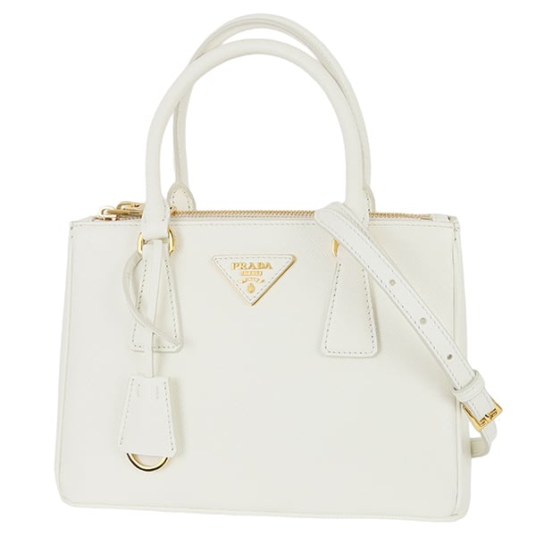 Unused PRADA プラダ ハンドバッグ ガレリア サフィアーノレザー