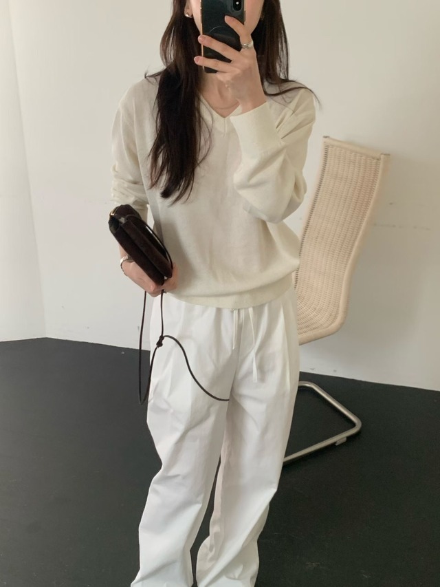 (予約) fl lanel / Fresh linen knit