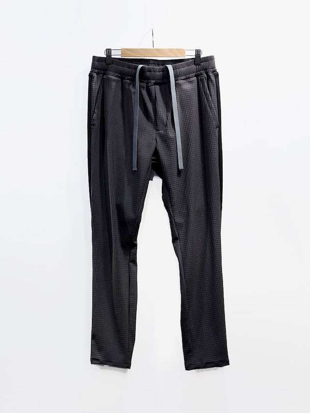 Garage.U.W RIPPLE TRICOT DRIVING PANTS CHARCOAL