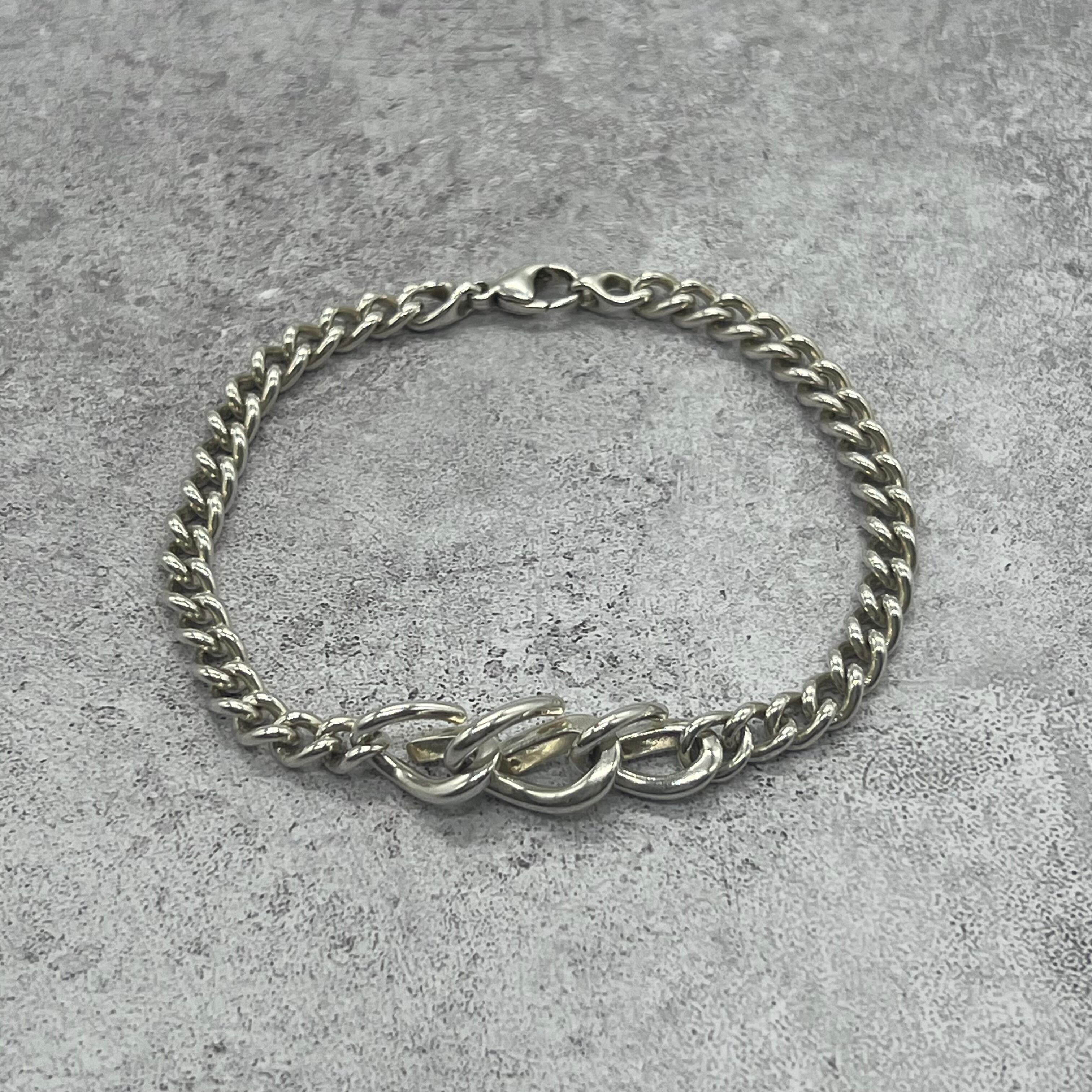 Tiffany & Co. シルバーブレスレット 約15cm タンザナイト シルバー