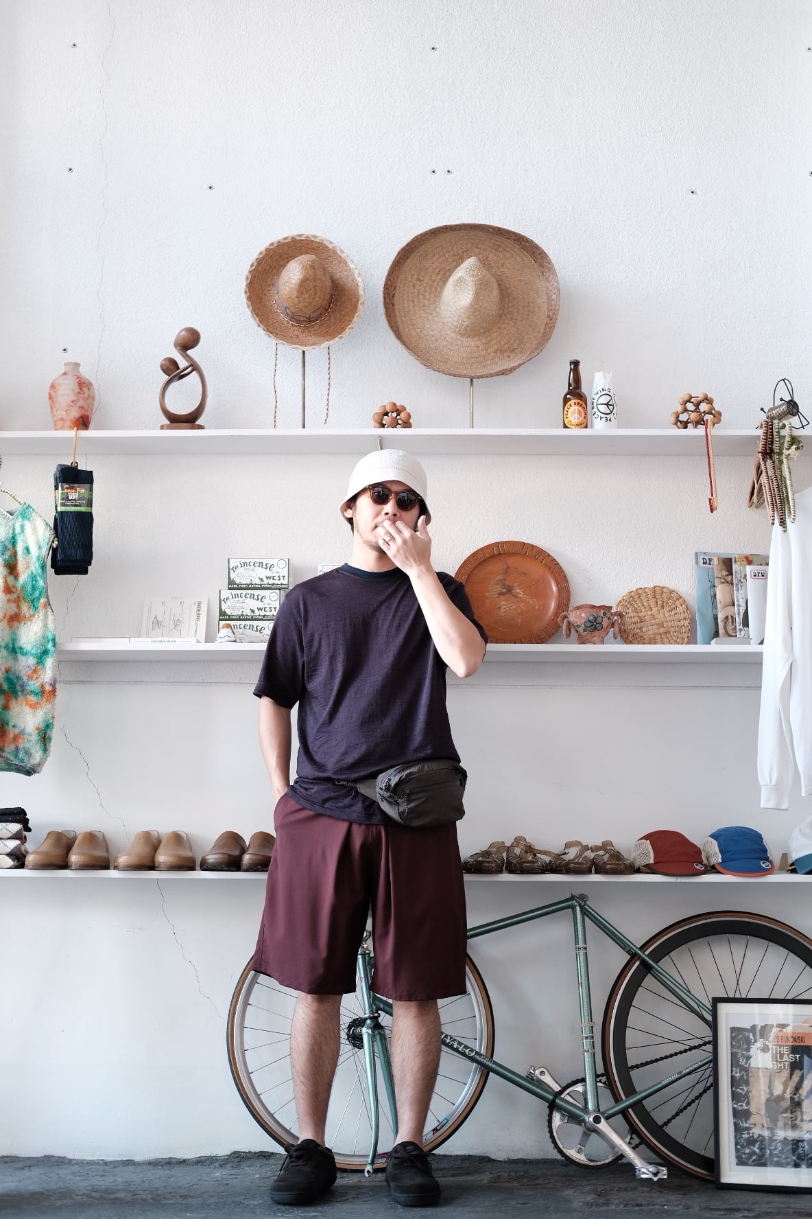 BROWN by 2-tacs＜ブラウンバイツータックス＞Loose shorts | Inhigh