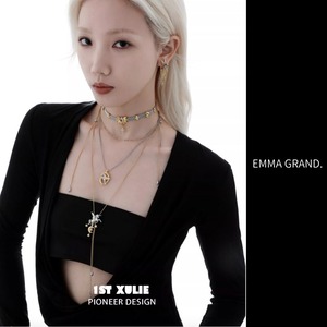 夢空を駆けるペガサスの星環ネックレス E00634