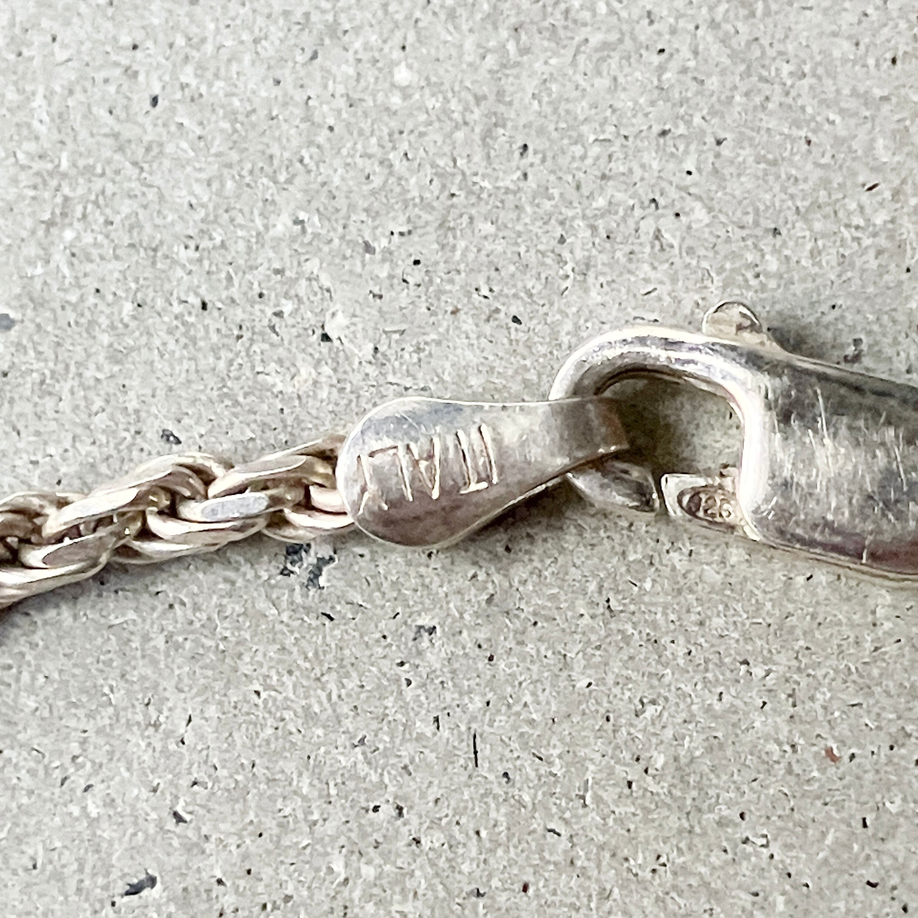 イタリア製 EURO VINTAGE ROPE CHAIN ブレスレット 925 | unune