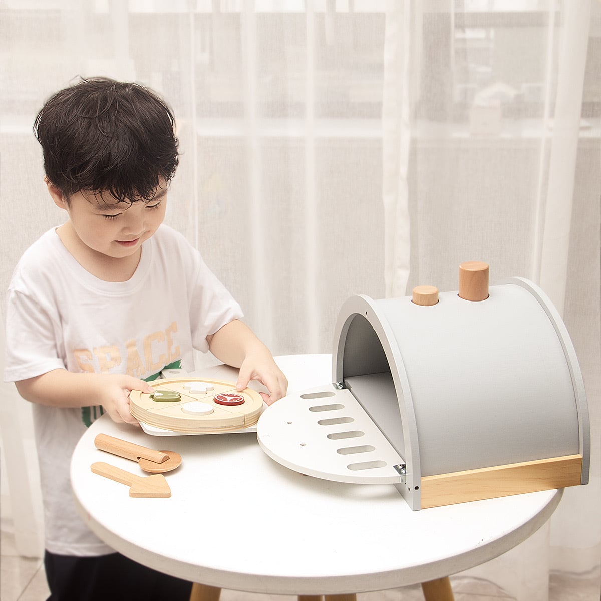 本格窯焼きピザセット 木製おままごと 木のおもちゃ 誕生日 本格窯焼きピザセット 木製おままごと 木のおもちゃ 誕生日