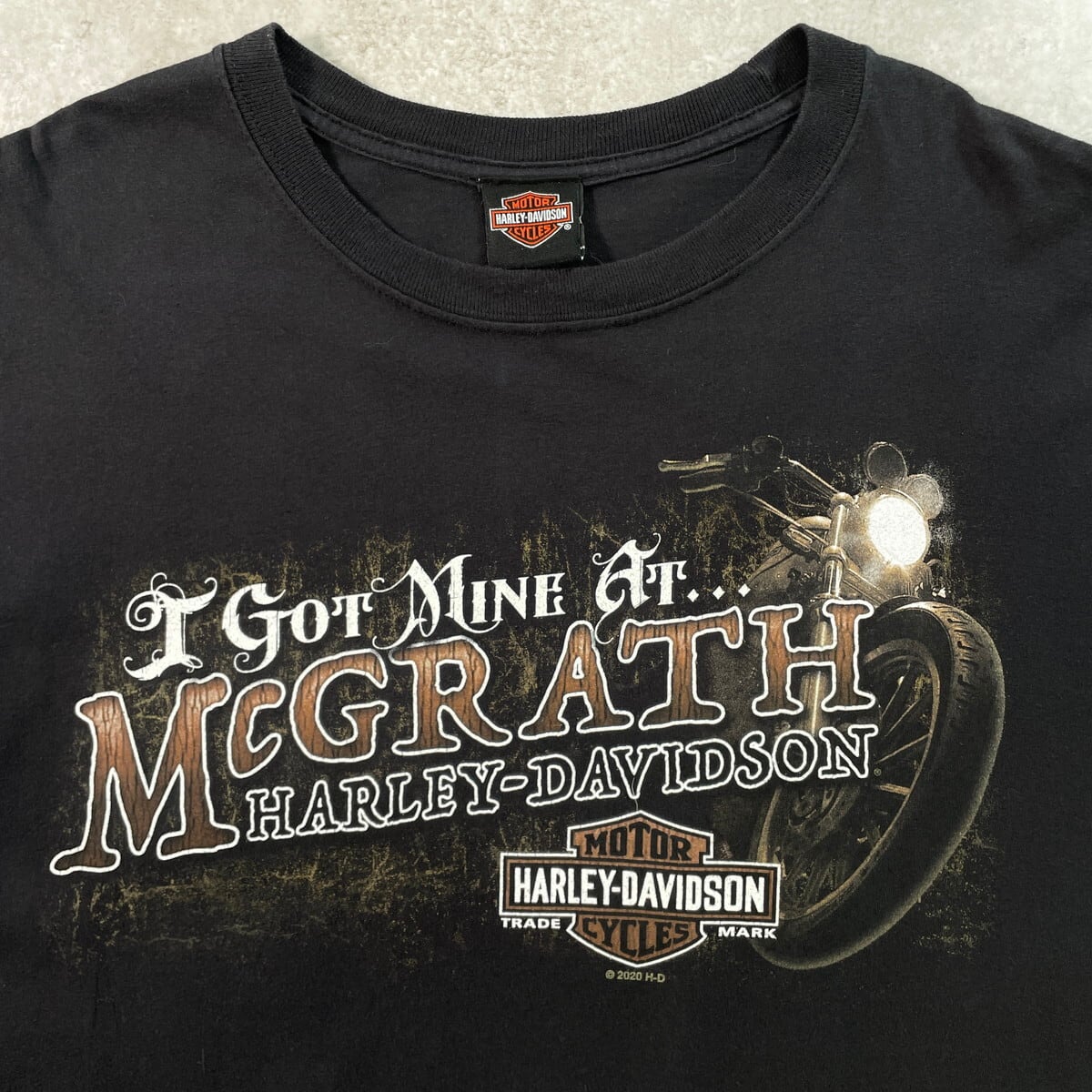 HARLEY DAVIDSON ハーレーダビッドソン バイカープリント Tシャツ