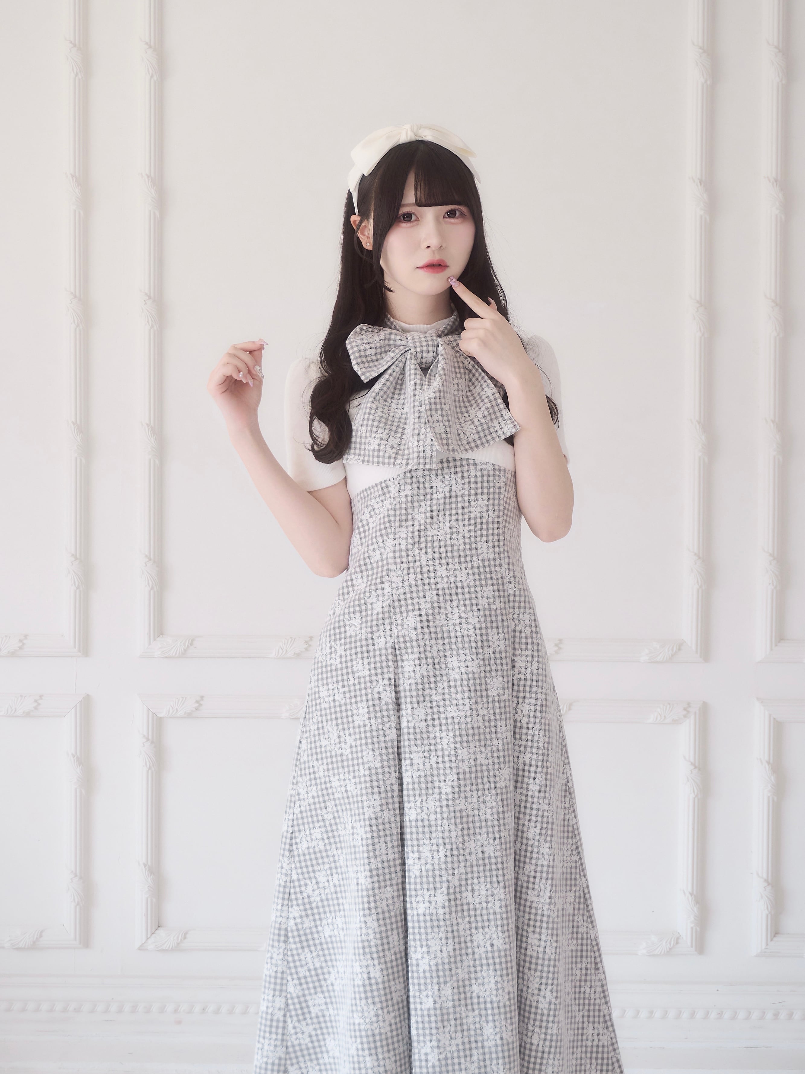 しゅーぱー着やせレースワンピース