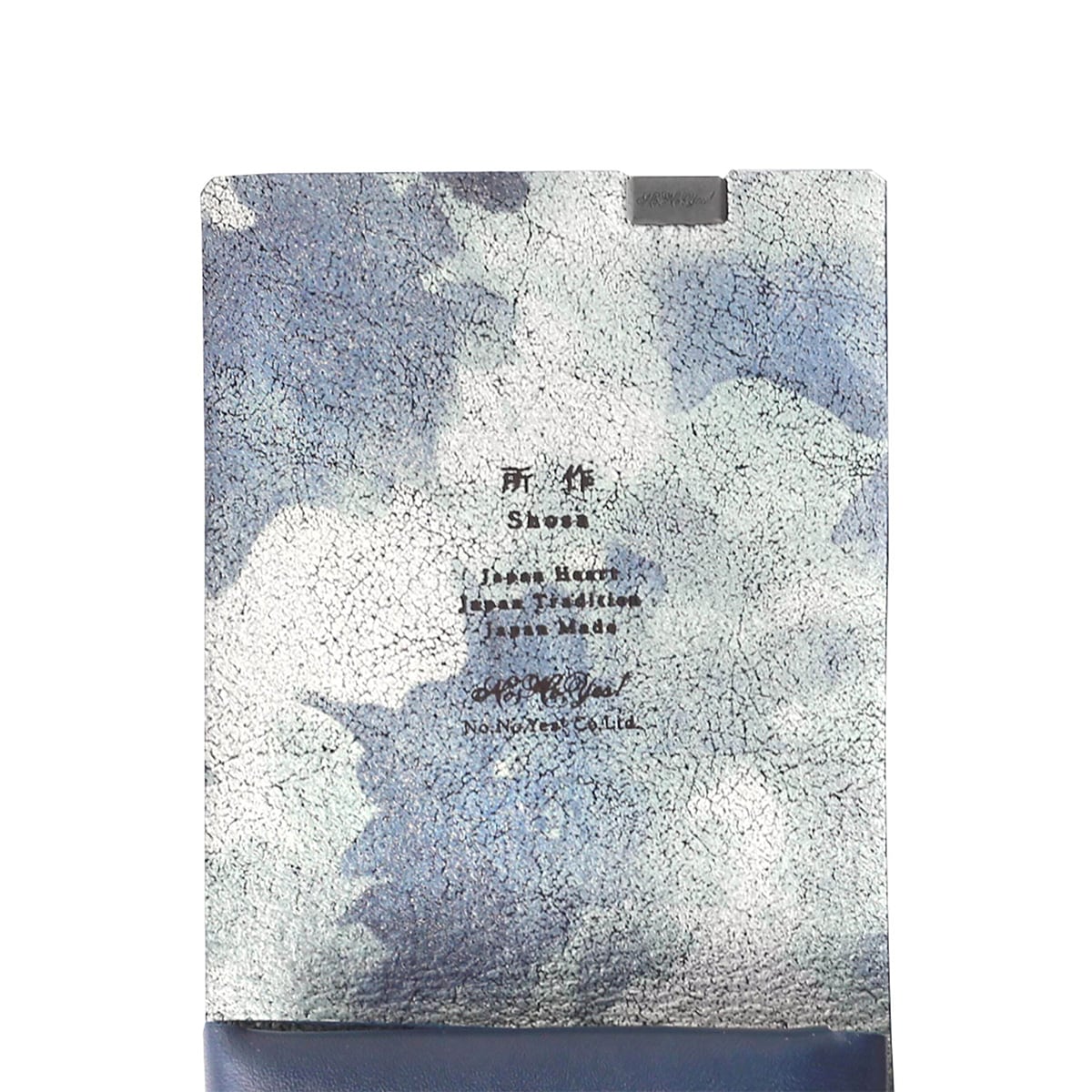 所作 Shosa ショートウォレット 「睡蓮画」ネイビー×フローラル 睡蓮画 フローラル （＆ネイビー）ショートウォレット2.0 | 所作 Shosa