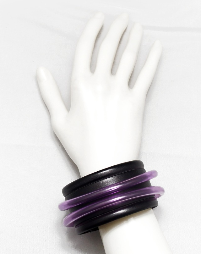 ダブルチューブブレスレット【PURPLE】/AIKA ELECTRONICS