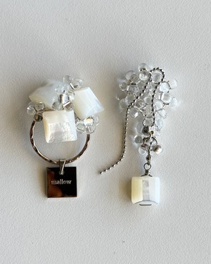 ice bouquet ホワイト×シルバー訳あり