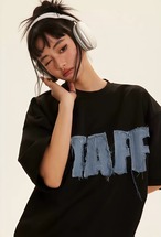 Denim Logo STAFF T-shirt UH00078